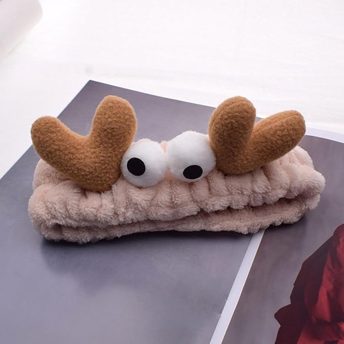 Elastic Marine Creature Pattern Facial Headbands for Face Washing, Spa Use, and Hairstyle Protection