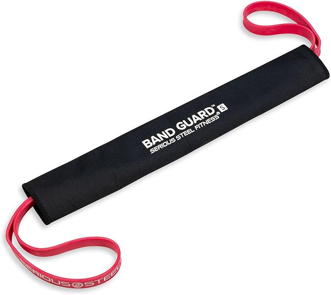 Serious Steel Fitness Band Guard - Protective Sleeve for Resistance Bands (Bands NOT Included) Protect Your Resistance Bands from The Ground, Concrete and Sharp Edges