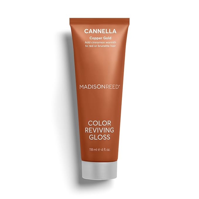 Madison Reed Color Reviving Gloss, Cannella - Copper, Semi-Permanent Hair Dye, Enhances Hair Color & Corrects Tone, Adds Brilliant Shine, Keratin & Argan Oil, 4 Fl Oz (118 mL)