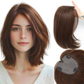 Hair Toppers for Women Large Base Toppers Hair Pieces for Women with Thinning Hair Clip Ins Fake Bangs Perfect Solution for Thinning-hair and Stylish Upgrade 15 Inch