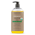 Majestic Pure Organic Castor Oil 16 Fl Oz - 100% Pure and Natural - Premium Grade Carrier Oil - Hair, Eyelashes and Eyebrows - Hair Oil and Body Oil - Expeller Pressed - Hexane Free