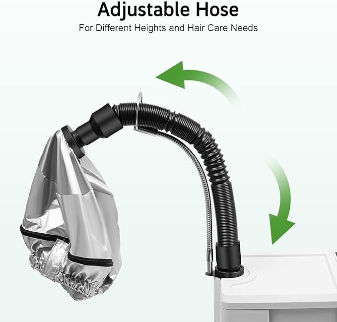 Professional Hair Steamer, Nano Hair Steamer Anion Hair Processor, Stand Up Base Salon Spa Equipment, for Home, Hairdressing Salons, Beauty Hospitals