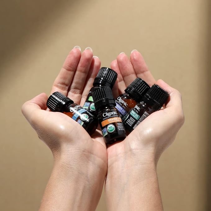 Cliganic Organic Bergamot Essential Oil, 100% Pure Natural for Aromatherapy | Non-GMO Verified (Packaging May Vary)