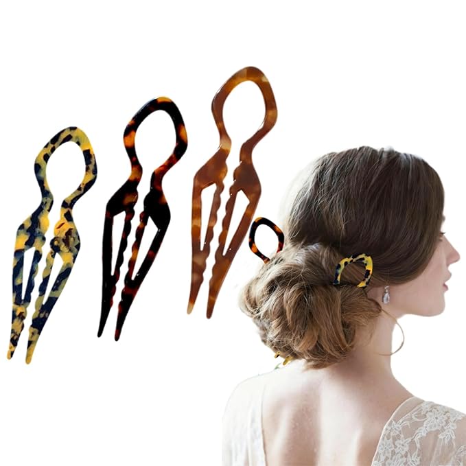 3Pc Prestige Hair Pin,French Hair Pins for Women, Women Hair Accessories, Suitable for Thick Hair