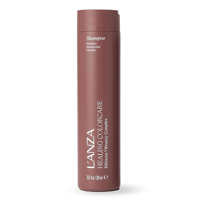 L'ANZA Healing Colorcare Shampoo, Color-Safe Repairing Cleanse for Dry, Damaged or Treated Hair, Anti-Fade Formula Smooths, Moisturizes, Adds Vibrance & Shine, Sulfate Free (10.1 Fl Oz)