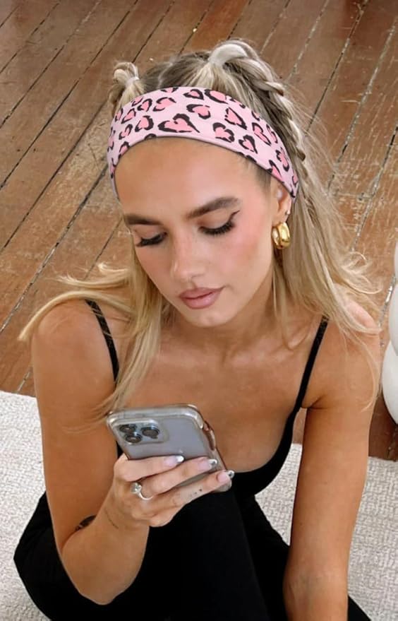TERSE Leopard Headbands for Women Trendy Women Hair Accessories: Cute Cheetah Head Bands for Women's Hair, Fashion Hairbands 6PCS