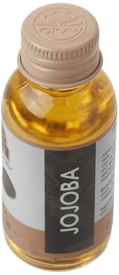 OKAY | Jojoba Oil | For Hair and Skin | Deep Conditioning Treatment | 100 % Pure Oil | Free of Paraben, Silicone | 1 oz