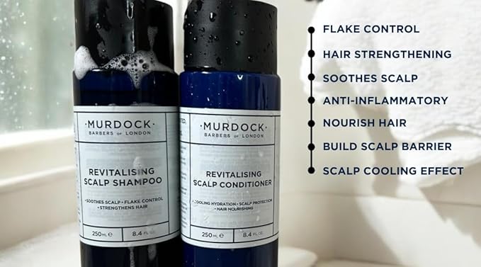 Murdock London Revitalising Scalp Conditioner | Scalp Protection, Hair Nourishing | Made in England | 250ml