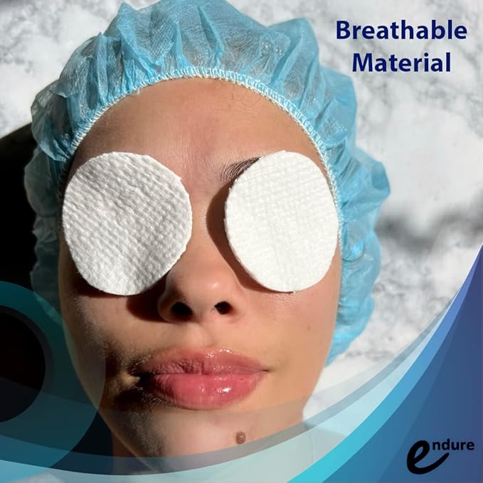 Endure Disposable Bouffant cap- Blue, Hair Head Cover Net, Handmade, Nonwoven PP, Case of 400 (24")