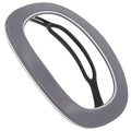Camila Paris CP3356 French Hair Barrette Clip for Women, Handmade, Gray White, Slide-in Metal-Free Closure, Strong Hold Grip Hair Clips for Girls, No Slip Durable Hair Accessories, Made in France