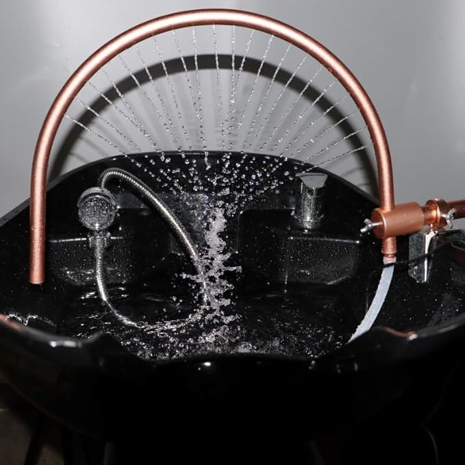 Massage Salon & Spa Basin Faucet, Water Circulation Rack for Head Hair Salon Head Spa Frame Head Therapy Device 180° Arc Design
