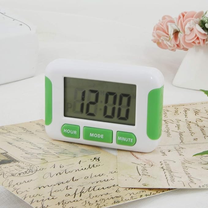Magnetic Large Clear Kitchen Cooking Timer LED Digital Count Down Up Clock Alarm Reminder for Hair Color Processing , Kitchen Timer , Cooking , Baking , Kitchen Timer , Magnetic Large Clear Kitchen Co