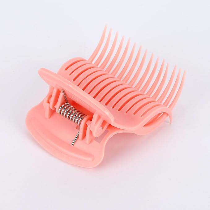 Tbestmax 24 Hot Roller Clips for Hair Curler Claw Clip Replacement Hair Section Styling for Women Girls, Orange