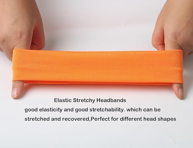 Sports Headbands - Yoga Headbands Hairbands Exercise Bands Soft and Stretchy Elastic