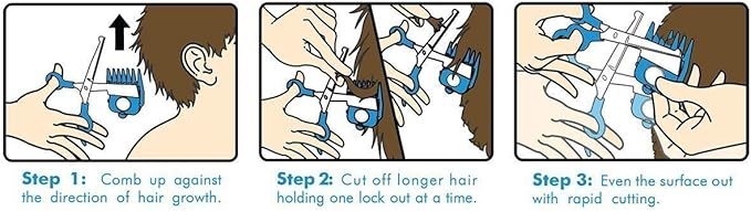 Calming Clipper, The Silent Haircutting Kit for Children with Autism and Sensory Sensitivity, Right-Handed