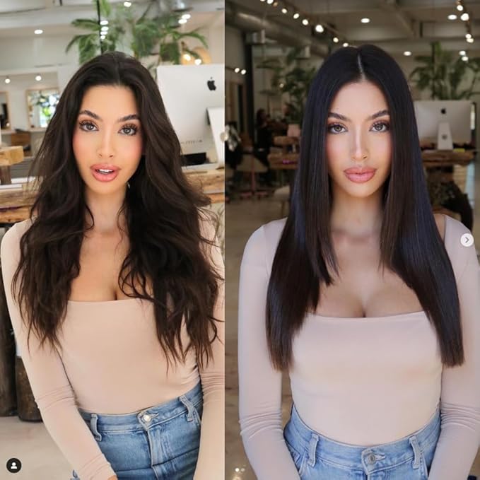 Hair Treatment Straightening Blowout Brazilian Smoothing Professional Results Salon and Home Use , Long Lasting organic results 4-6 months 4pc Set