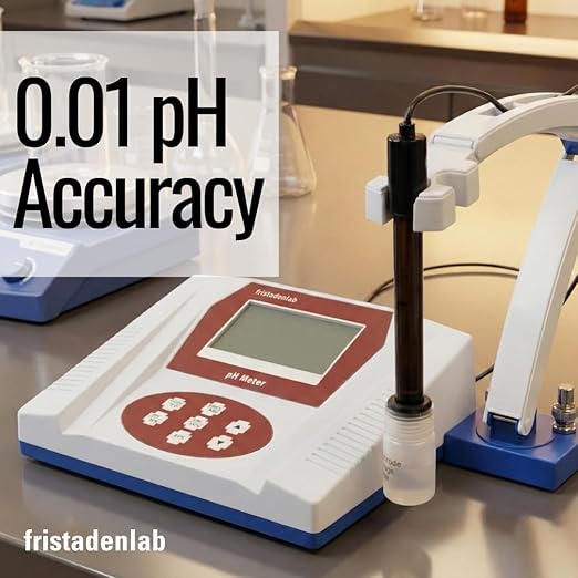 Fristaden Lab Benchtop pH Meter | USA Company | (Standard Lab Electrode)