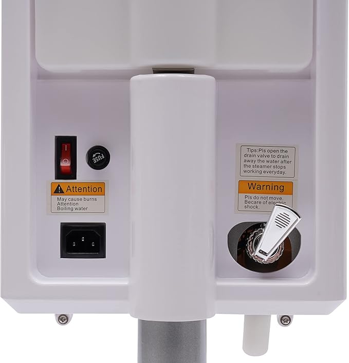 110V 500W Multifunctional Anion Hair Dyeing Machine, Nano Hair Steamer/Hair Oil Machine Stand Up Base Salon Spa Equipment Vertical Nano Steamer (US Stock)