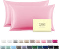 Silk Pillowcase for Hair and Skin,Soft,Breathable and Sliky 100% Silk Pillowcases King Set of 2,Both Sides Natural Mulberry Silk Pillow Cases with Hidden Zipper(King Size 20"X 36",2pcs)