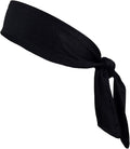 Kenz Laurenz Headbands Tie on Headband for Women Men Running Athletic Hair Head Band Elastic Sports Sweat Basketball Sweatband Stetchy Yoga Workout Sweatbands Adjustable Non-Slip Moisture Wicking