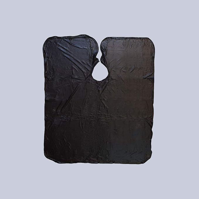 Betty Dain Jumbo Shampoo Cape, 45" W x 54" L, Waterproof & Stain-resistant Vinyl, Touch-and-close Fastener, Machine Washable