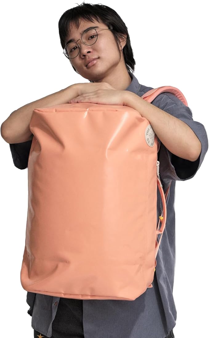 Baboon to the Moon Go-Bag Medium 40L – Detachable Straps, Small Duffle Bag for Travel, Gym Bag for Women, Mens Travel Bag, Duffel Bags for Traveling, Travel Duffel Bags for Women (Sunset Coral)