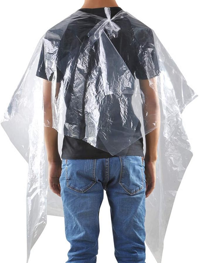 Disposable Capes - Salon Hair Capes, Large Size, 100PCs 130x160cm for Hair Dressing