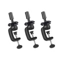 Wig Stand Mannequin Head Holder 3 Pack Black Cosmetology Manikin Stand Mannequin Head Holder Clamp Wig Head Stand Holder for Table Training