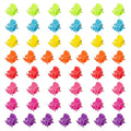 50 PCS Mini Hair Claw Clips， Bangs Strong Grip Multifunction Clamp Clips. (Bright colors)