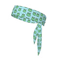 Men Women Fashion Sports Sweat Band Hair Accessories for Sports Workout Shower, Long Multifunction Cute Cartoon Hippo Head Ribbon Headwear