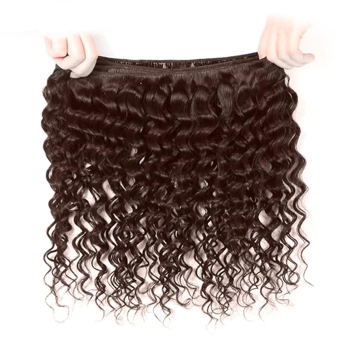 26 28 30 Inch Brown Bundles Human Hair Color 4 Water Wave Bundles Peruvian Virgin Remy Chocolate Brown Wet and Wavy Bundle Hair Weave