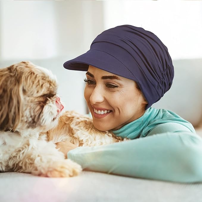 Soft Bamboo Baseball Cap for Chemo Women