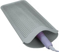 1Pack Silicone Heat Resistant Mat Pouch for Hair Straightener, Curling Iron, Flat Iron and Hot Hair Tools Grey