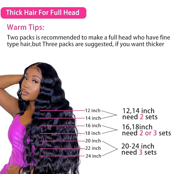 Deep Wave Clip in Hair Extensions Real Human Hair Brazilian Virgin Human Hair Clip in Extensions for Black Women 8Pcs Remy Hair with 18Clips 120g (24inch, Natural Black)