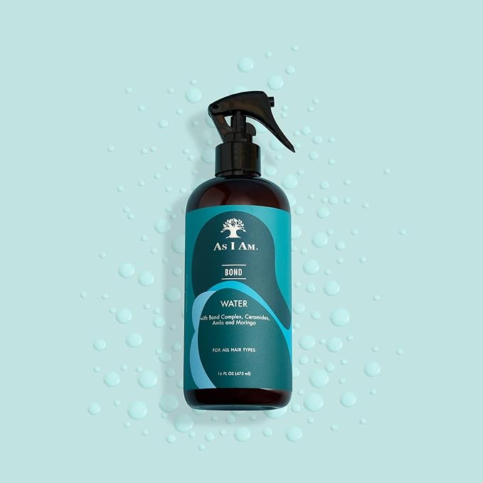As I Am Bond Water - 16 oz - with Moringa, Amla, & Ceramides - Hair Repair Treatment For Damaged Hair