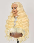 16 Inch Wear And Go Glueless 613 9x6 HD lace front wig Human Hair Pre Plucked Pre Cut For Beginners Human Hair 180% Density Body Wave Lace Front Wigs No Glue Pre Cut 3 Seconds To Wear Glueless Wig