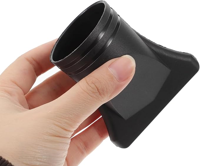 2PCS Professional Blow Dryer Narrow Concentrator - Specific Fit 4.3-4.5cm Diffusers, Black ABS Plastic Nozzle Replacement for Hair Dryer Attachments, Salon-Grade Flat Blow Styling Tools