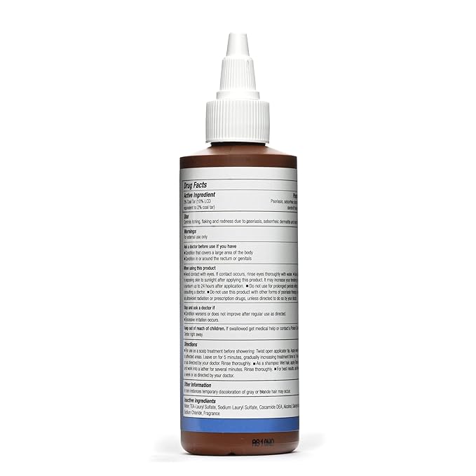Tarsum Extra Strength Psoriasis Shampoo - Coal Tar Shampoo and Conditioner for Scalp Psoriasis, Seborrheic Dermatitis, Severe Dandruff, & Eczema - Exfoliating Relief for Flaky, & Itchy Scalp (8 oz)