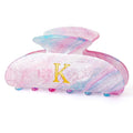 Christmas Gifts for Teenage Girls Stocking Stuffers for Teen Girl | Claw Clip Initial Hair Clips | Personalized Hair Claws | 8 9 10 11 12 13 14 15 16 Year Old Gift Trendy Stuff - Lavender,K