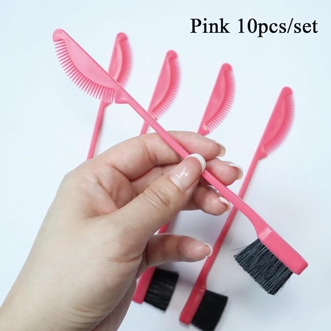 10PCS Black Fringe Hair Dye Comb Hair Dye Brush