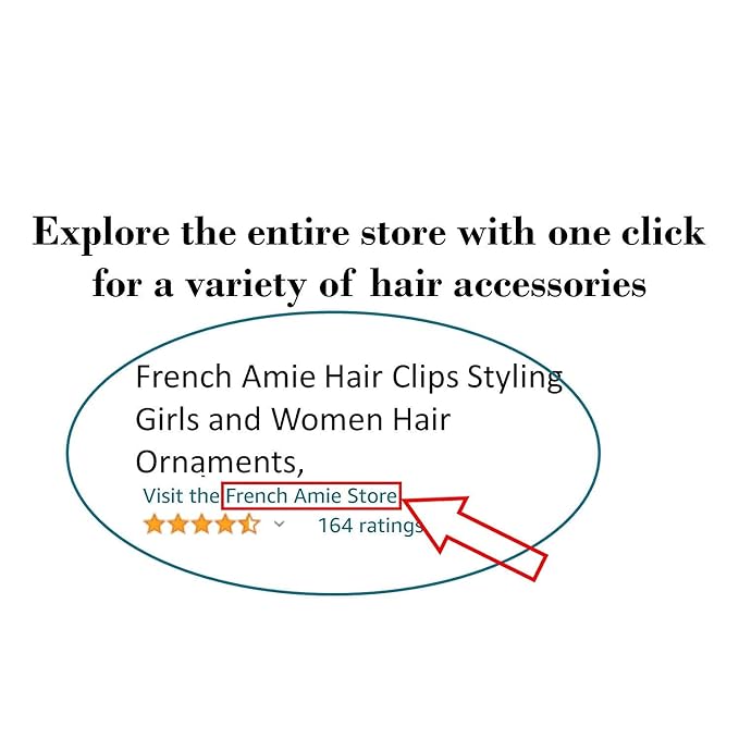 French Amie Clic Clac Large Handmade Celluloid Acetate Set of 2 Snap Hair Clips No Slip Side Slide-in Barrette for Women and Girls (Onyx Silver Grey)