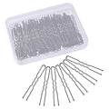 Hair Pins for Women, IKOCO 80pcs 2.75inch U Shaped Hair Pins with Storage Box, Black