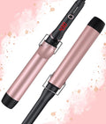 Unlock Your Hair's Potential with MegaWise Pro Curling Iron: 1 1/4 inch Ceramic Barrel, 60s Fast Heating, Anti-Scald Grip, and Complete Styling Kit for Effortless Glamour!