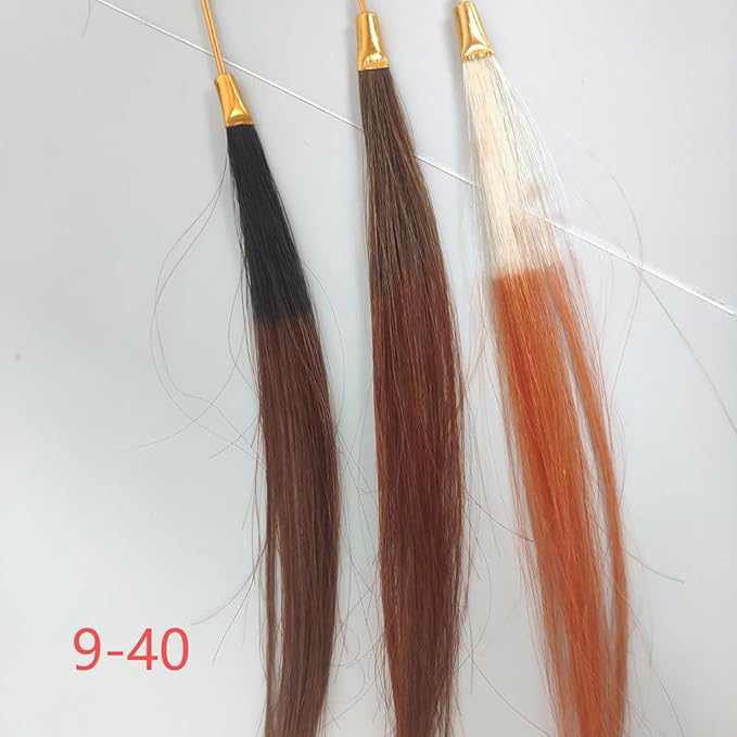 PureStyle 100ml Professional Permanent Hair Color Dye Cream Ammonia Free, Long Lasting Orange Brown Color, 100% Gray Coverage, Natural Shine, For All Hair Types Easy At Home Application