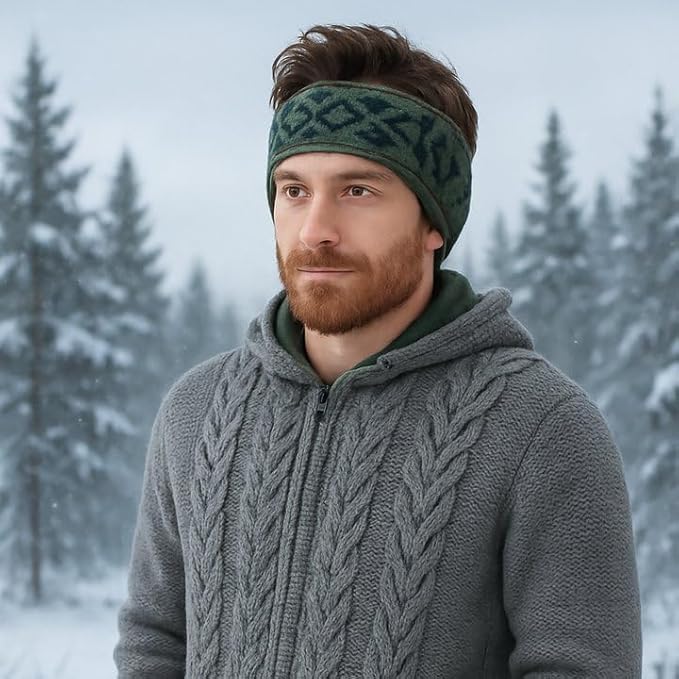 Ear Warmer Headband for Winter Cold Weather Running Ski Outdoor 2 Pack