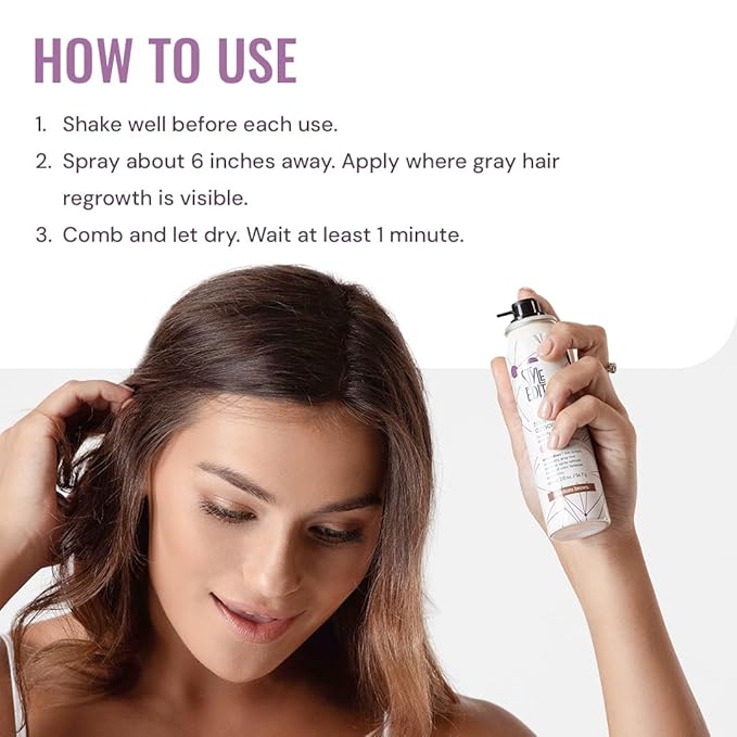 Root Touch Up Spray by Style Edit | Temporary Color Concealer for Dark Blonde Highlights and Thinning Hairline | 0.75 oz Travel Size