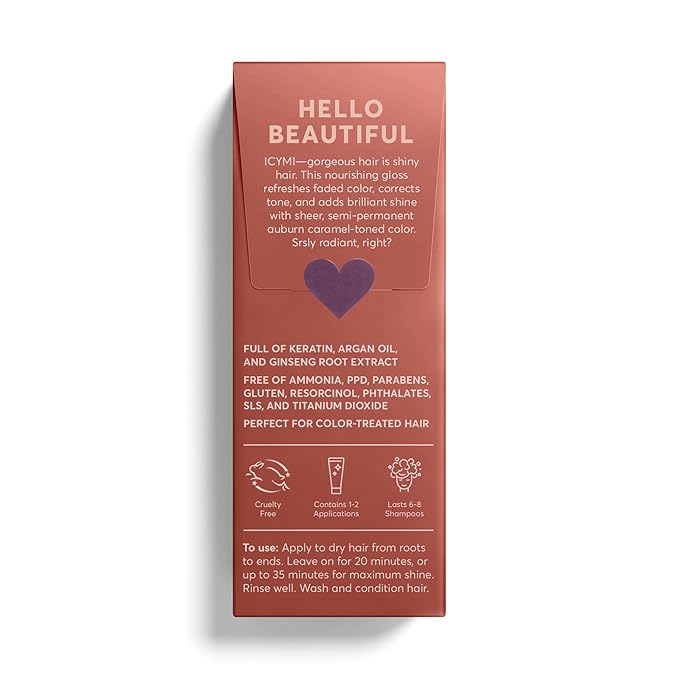 Madison Reed Color Reviving Gloss, Amaretto - Bronze, Semi-Permanent Hair Dye, Enhances Hair Color & Corrects Tone, Adds Brilliant Shine, Keratin & Argan Oil, 4 Fl Oz (118 mL)