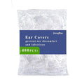 400 Pack Disposable Waterproof Ear Covers for Shower, Swimming & Hair Dye - Elastic Clear Plastic Ear Caps for Salon, Travel, Adults & Daily Use