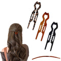 French Hair Pins, an Elegant 3Pc Set Of Women Prestige Hair Pin, Featuring Cat-Shaped Hairpins With a Curved Shape That Conforms to the Head and is Suitable for Thick Hair