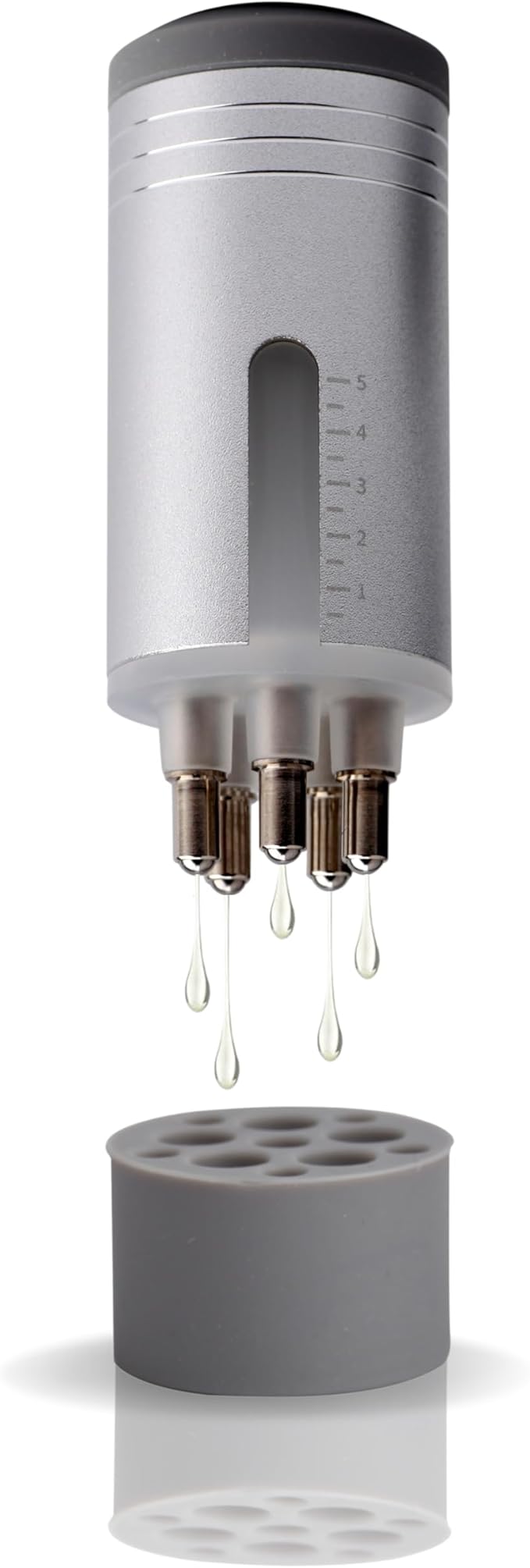 Minoxidil Applicator, Scalp Oil Applicator. Oil Comb. (Silver)